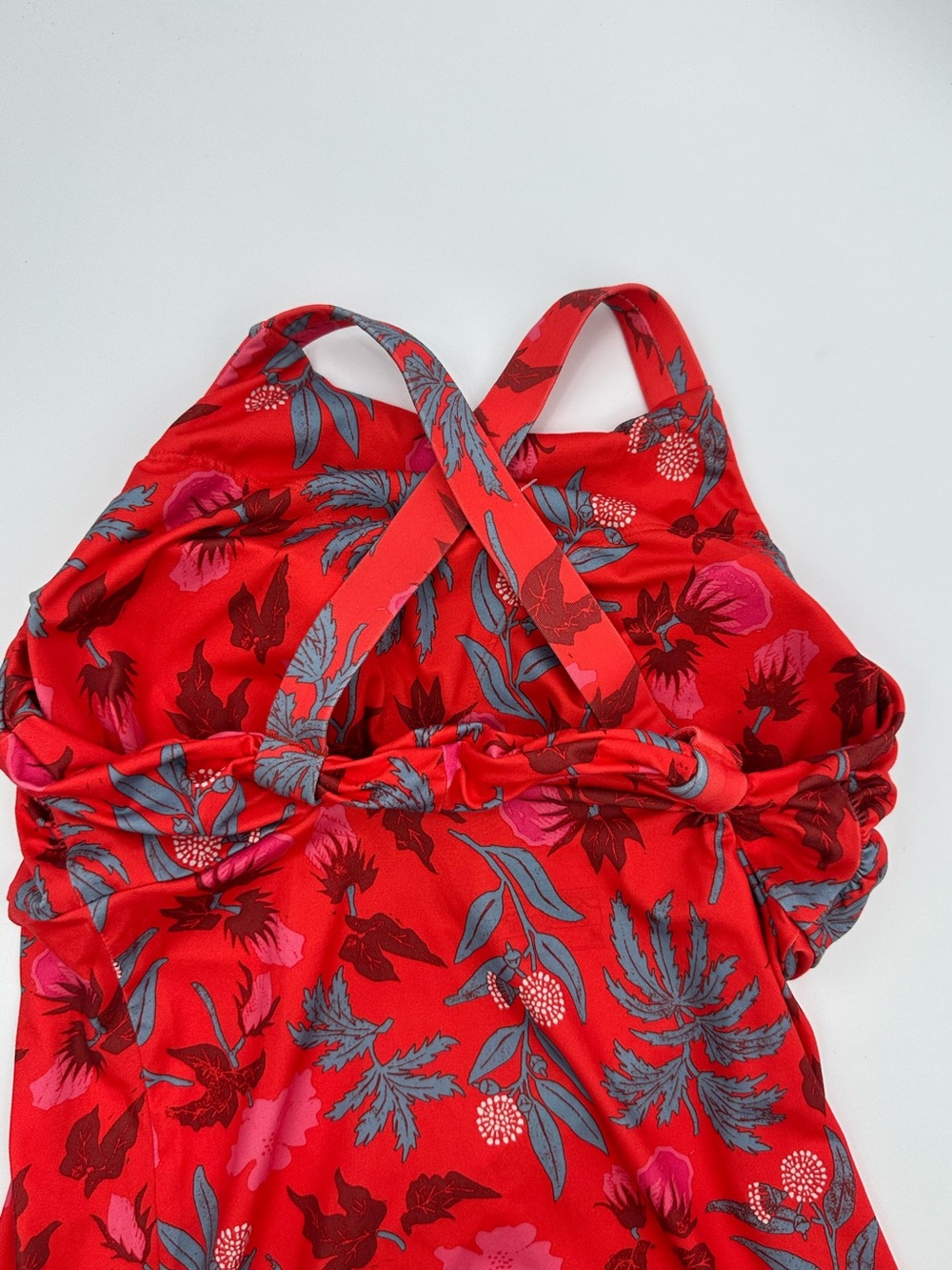 Patagonia Magnolia Red Floral Sleeveless Dress size M - Picture 9 of 12